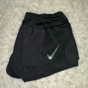 Women’s black nike shorts size medium